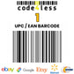 1 UPC EAN Barcode for E-Commerce (eBay, Etsy, Walmart, Shopify) *Not for Amazon Code4Less