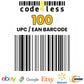100 UPC EAN Barcodes for E-Commerce (eBay, Etsy, Walmart, Shopify) *Not for Amazon Code4Less