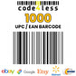 1000 UPC EAN Barcodes for E-Commerce (eBay, Etsy, Walmart, Shopify) *Not for Amazon Code4Less
